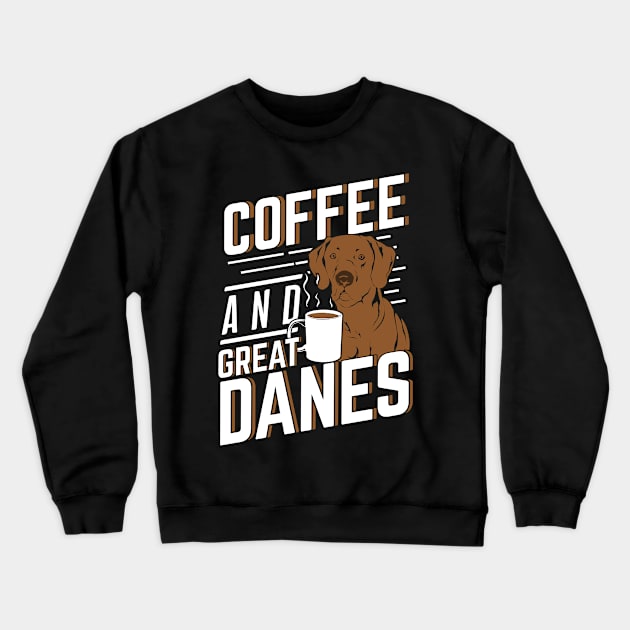 Great Dane German Mastiff Dog Owner Gift Crewneck Sweatshirt by Dolde08